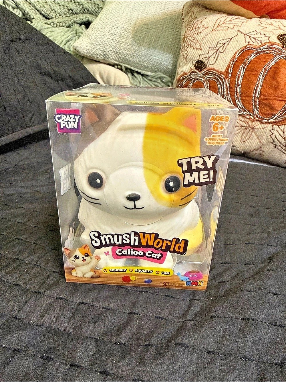 Crazy Fun RMS Smush World Calico Cat